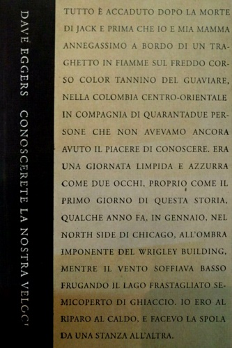 Eggers,Dave. - Conoscerete la nostra velocit.