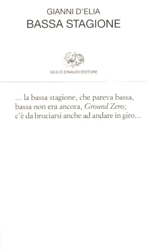 D'Elia,Gianni. - Bassa stagione.