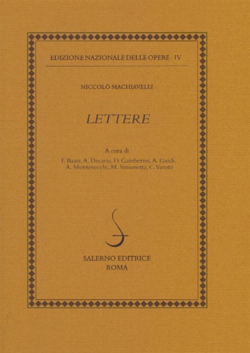 Machiavelli,Niccol. - Lettere vol.1-2-3.