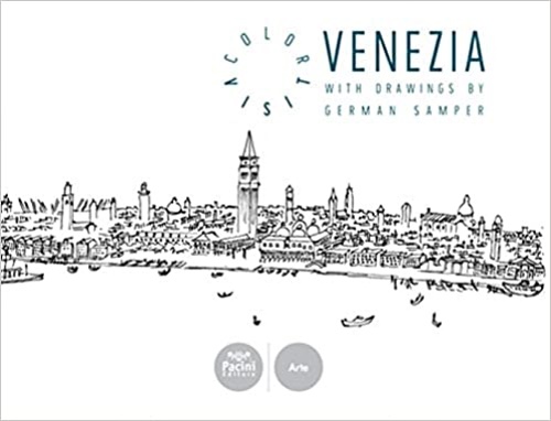 Neu,Veronica. - Venezia color visit with drawings.
