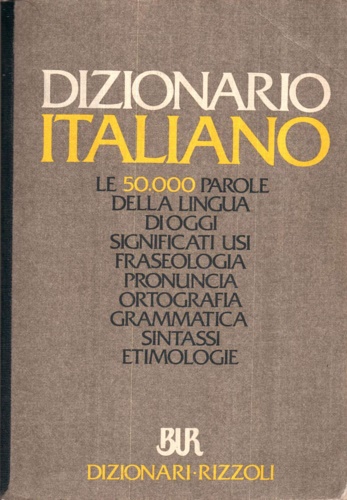 -- - Dizionario italiano. Le 50.000 parole della lingua