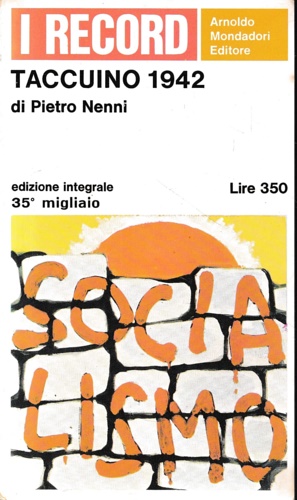 Nenni,Pietro. - Taccuino 1942.