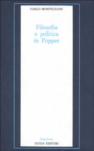 Monteleone,C. - Filosofia e politica in Popper.