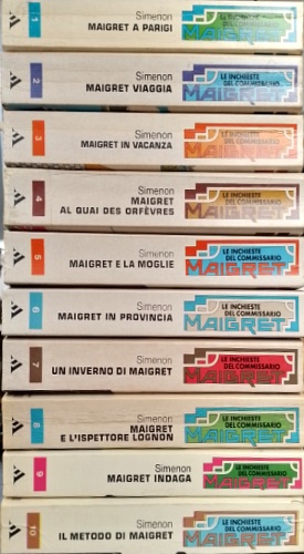 Simenon,Georges. - Le inchieste del commissario Maigret. Supplemento a giallo Mondadori