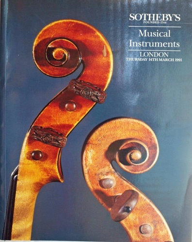 Auction Catalogue: - Musical Instruments.