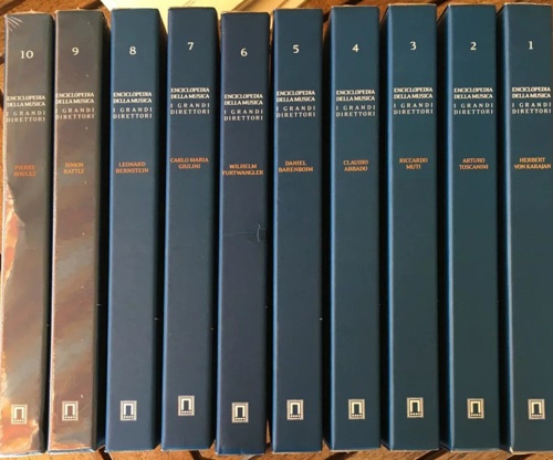 -- - Enciclopedia della musica. I grandi direttori. Completa in 10 cofanetti. Piano dell'opera: 10 cofanett