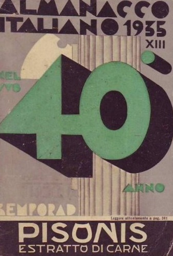 -- - Almanacco Italiano 1935. Volume XL. Piccola Enciclopedia popolare