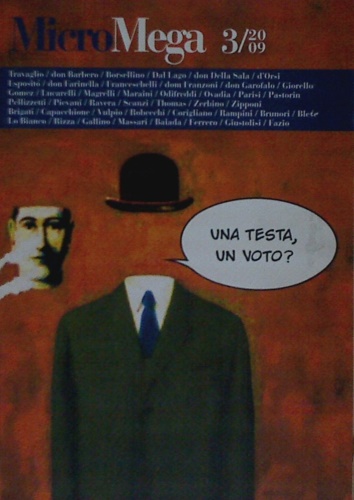 -- - Micromega. 2009,3. Travaglio, don Barbero, Borsel