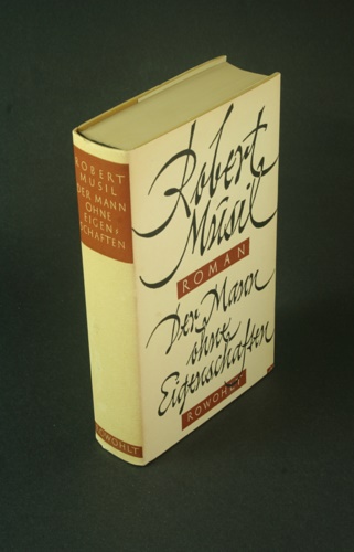 Musil,Robert. - Der Mann ohne Eigenschaften. Roman. Schutzumschlag und Einb