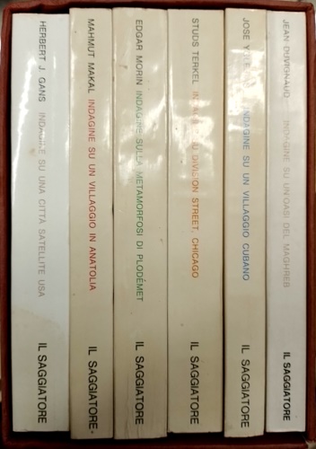 -- - Collana Indagini. Cofanetto contenente 6 volumi, i seguenti: --Gans,Herbert J. Indagine su