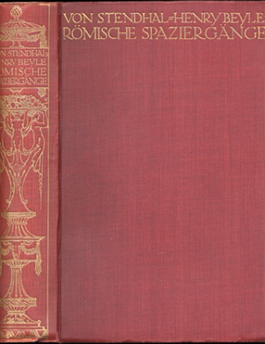 von Stendhal-Henry Beyle. - Romische spaziergange. promenades dans Rome.