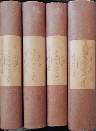 Botta, Carlo. - Storia d'Italia continuata da quella del Guicciardini sino al 1789. con il volume unico aggiunto: