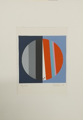 Eugenio Carmi. (Genova, 1920 - Lugano, 2016). - Senza titolo.