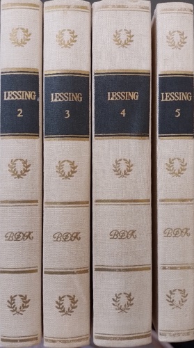 Lessing, Gotthold Ephraim (1729-1781). - Werke. Volumi 2,3,4,5.