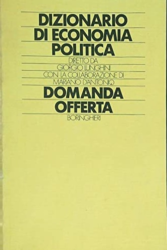 Dardi,Marco. Targetti,Ferdinando. - Domanda. Offerta.