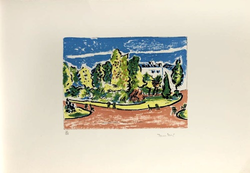Tamburi,Orfeo. (Jesi 1910- Parigi 1994). - Giardini di Parigi.