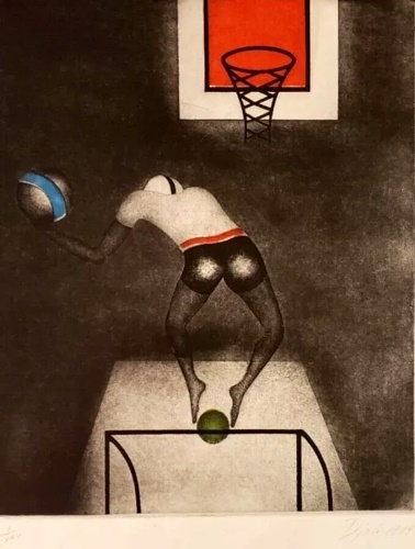 Djak,Zivko. (Belgrado, 1942  Novi Sad, 2011). - Pallacanestro.