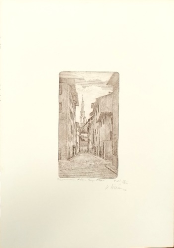 Viviani, Viviano (Pisa 1923-2007). - Firenze, Borgo Allegri. Facente parte della cartella