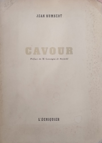 Humbert, Jean. - Cavour.