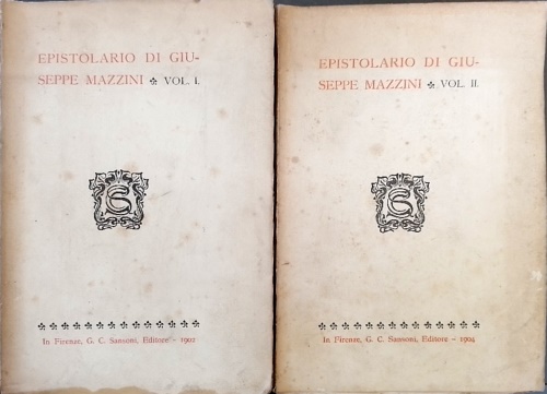 Mazzini,Giuseppe. - Epistolario.