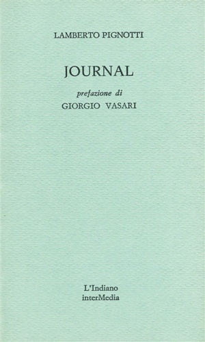 Pignotti,Lamberto. - Journal.