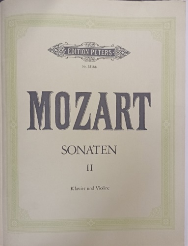 Mozart,Wofgang Amadeus. - Sonaten fur klavier und violine. Band II.