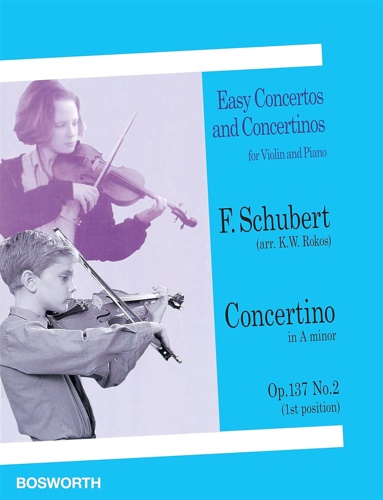 Schubert,Franz. - Concertino in A minor. Op. 137 No. 2 (1st position).