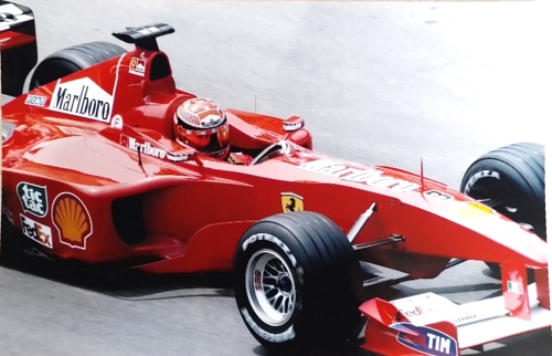  - Michael Schumacher Ferrari F1 2000. GP Montecarlo 2000. Original Photo Paper. Questa fotografia fa parte di