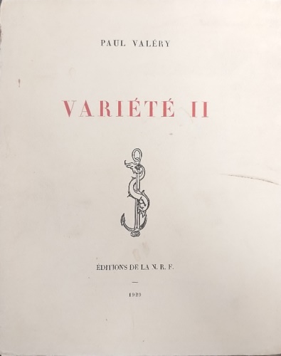 Valry, Paul. - Varit II.