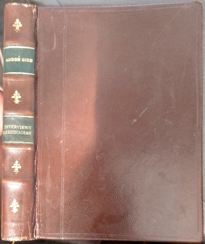 Gide,Andr. - Interviews imaginaires. La delivrance de Tunis. Pages de Journal mai 1943. Il a t tir de cet ouvrage c