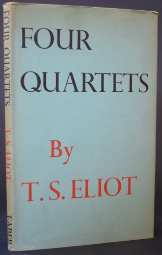 Eliot,Thomas Stearns. - Four quartets.