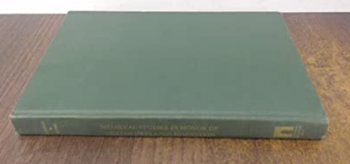 Bessinger,Jess B. Jr. Raymo,Robert R. - Medieval Studies in Honor of Lillian Herlands Hornstein.