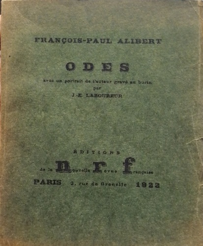 Alibert,Francois Paul. - Odes.