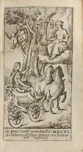Giovanni Ambrogio Marini. (Giovanni Maria Indris boemo). - Il calloandro.