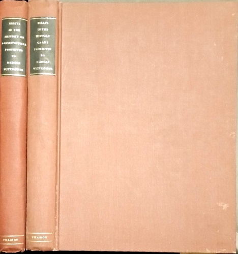 Fraser;Douglas. Hibbard,Howard. Milton J. Lewine. - Essays presented to Rudolf Wittkower on his sixty fifth Birthday. In two parts: Essays in the History of architecture with twenty six contributions. Essays in the History of Art with thirthy nine contributions.