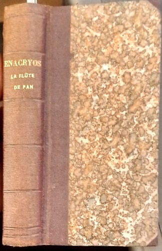 Anacryos. - La flute de Pan.