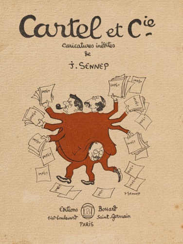 -- - Cartel et C. Caricatures inedites d'aprs nature de Sennep. Edizione limitata e numerata i