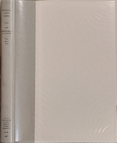 -- - The Oxyrhynchus papyri. Volume LXXI. Nos 4803-4843.