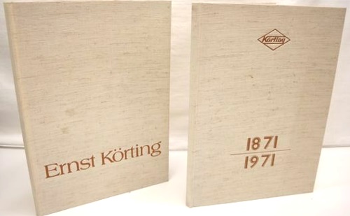 Fusch,Ernst und Peter. - Krting (2 Bnde) Ernst Krting : 1842 - 1921. Ein Sonderdruck seines Lebensl