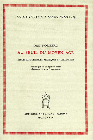 Norberg,Dag. - Au seuil du Moyen Age.