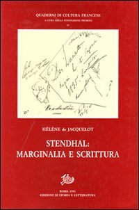 Jacquelot,Hlne de. - Stendhal: marginalia e scrittura.