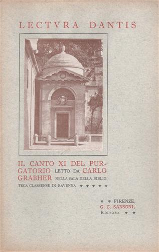 -- - Lectura Dantis. Il canto XI del Purgatorio.