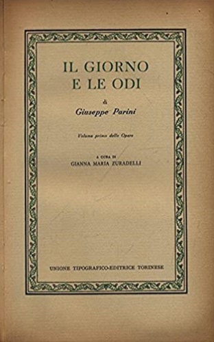 Parini,Giuseppe. - Il Giorno e le Odi.