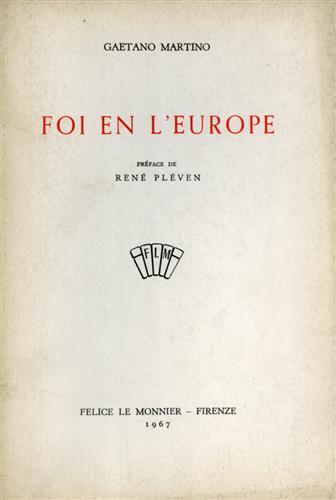 Martino,G. - Foi en l'Europe.