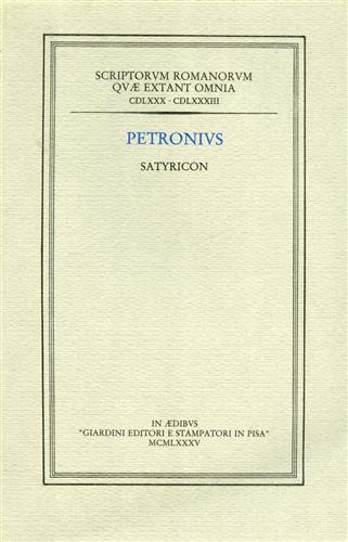 Petronius - Satyricon.