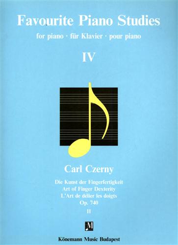 Czerny, Carl. - K276. L'Art de dlier les doigts Op.740.II.