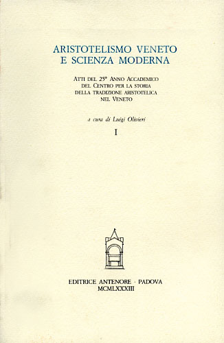 -- - Aristotelismo veneto e scienza moderna.