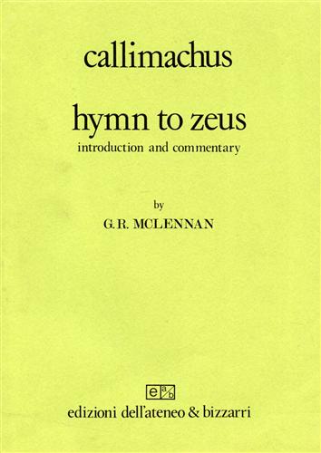 Callimachus. - Hymn to Zeus.