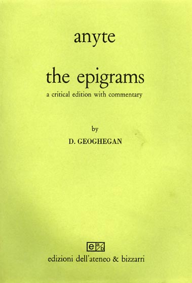 Anyte. - The Epigrams.