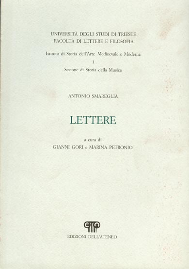 Smareglia,Antonio. - Lettere.